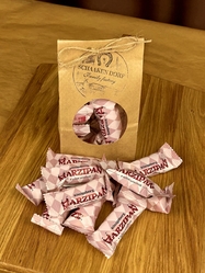 Марципановые конфеты в белом шоколаде, 300 гр