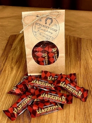 Марципановые конфеты в темном шоколаде с вишней, 300 гр