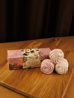 Зефир микс (яблоко, малина, черная смородина), 90 гр