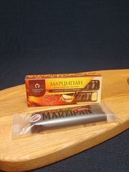 Марципановые палочки с яблоком и "Бренди" в темном шоколаде, 50 гр