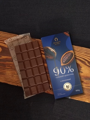 Шоколад горький 90%, ГОСТ, 100 гр