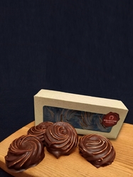 Зефир в темном шоколаде, 100 гр